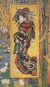 Vincent Van Gogh Japonaiserie:Oiran (nn04) Sweden oil painting artist